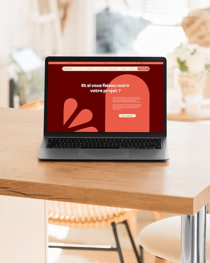 Logo et identité visuelle, création du site internet