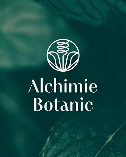 Création du logo d'Alchimie Botanic